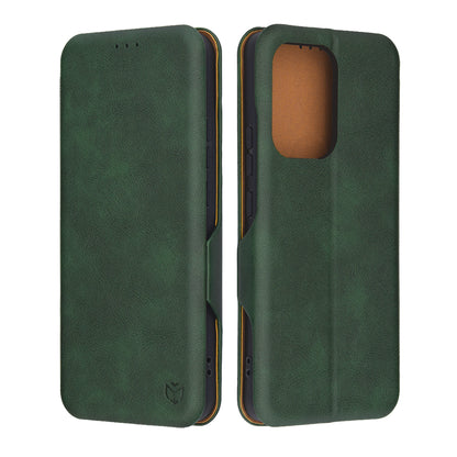 Cover til Oppo Reno13 FS 5G / Reno13 F 4G / Reno13 F, Techsuit, Safe Wallet Plus, Grøn