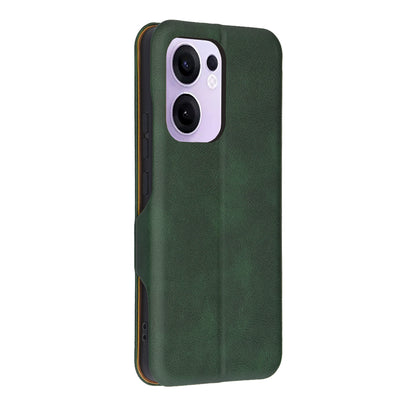 Cover til Oppo Reno13 FS 5G / Reno13 F 4G / Reno13 F, Techsuit, Safe Wallet Plus, Grøn