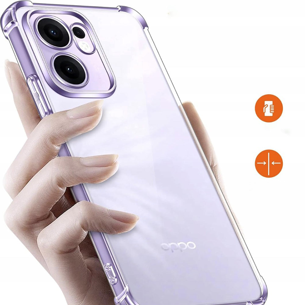 Case for Oppo Reno13 FS 5G / Reno13 F 4G / Reno13 F, Techsuit, Shockproof Clear, Transparent