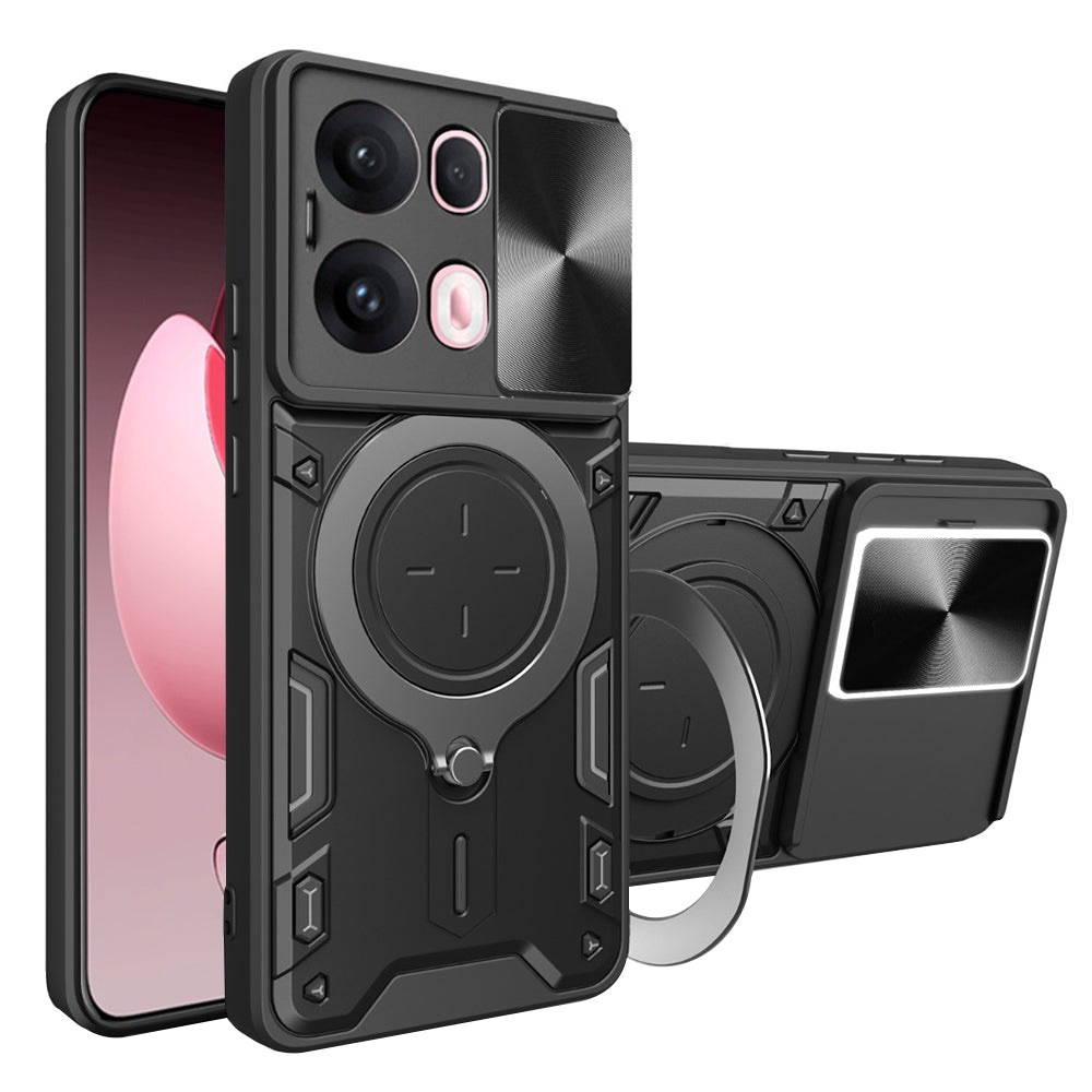 Cover til Oppo Reno13 Pro, Techsuit, CamGuard Pro, Sort