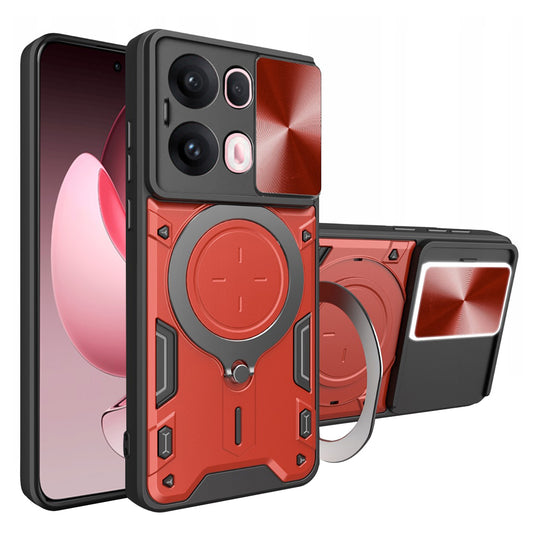 Cover til Oppo Reno13 Pro, Techsuit, CamGuard Pro, Rød