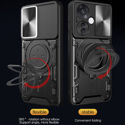 Case for Oppo Reno13 Pro, Techsuit, CamGuard Pro, Red