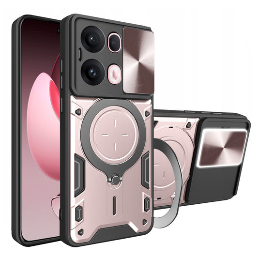 Cover til Oppo Reno13 Pro, Techsuit, CamGuard Pro, Lyserød Guld