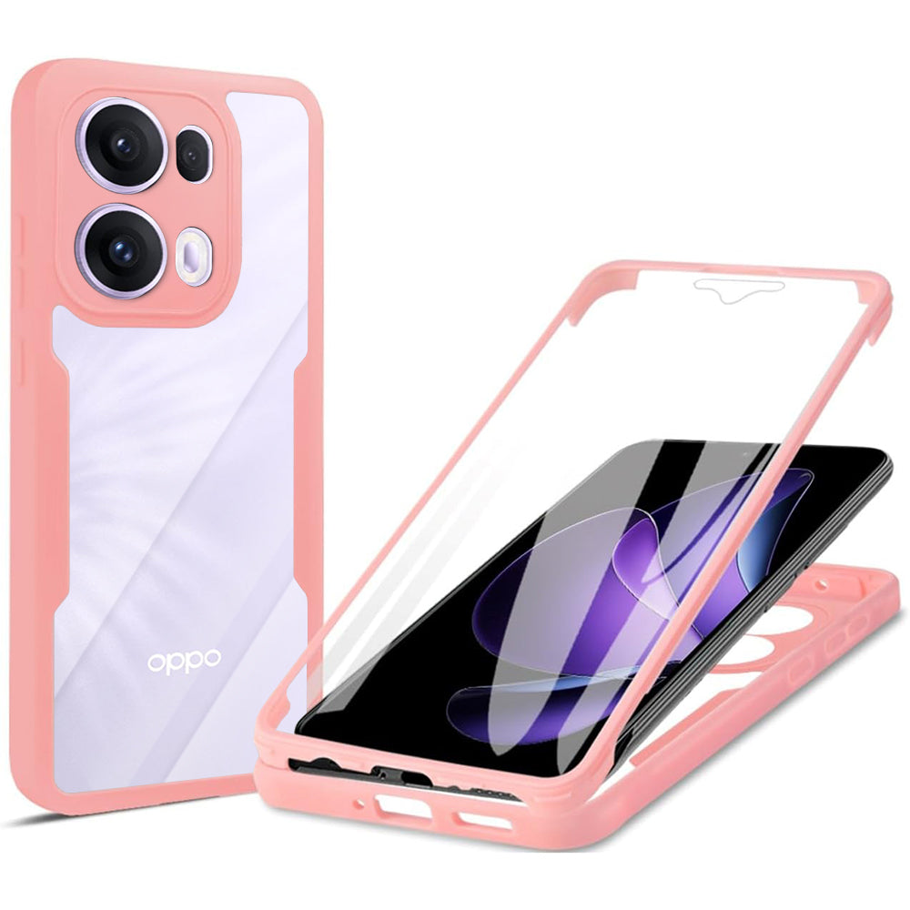 Cover til Oppo Reno13 Pro, Techsuit, ColorVerse 360, Pink