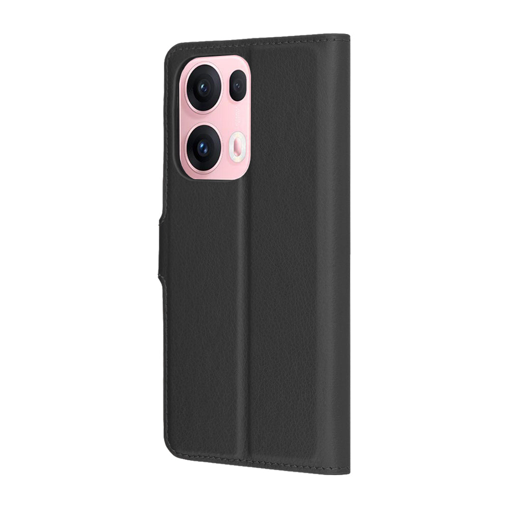 Cover til Oppo Reno13 Pro, Techsuit, Leather Folio, Sort