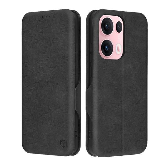 Cover til Oppo Reno13 Pro, Techsuit, Safe Wallet Plus, Sort