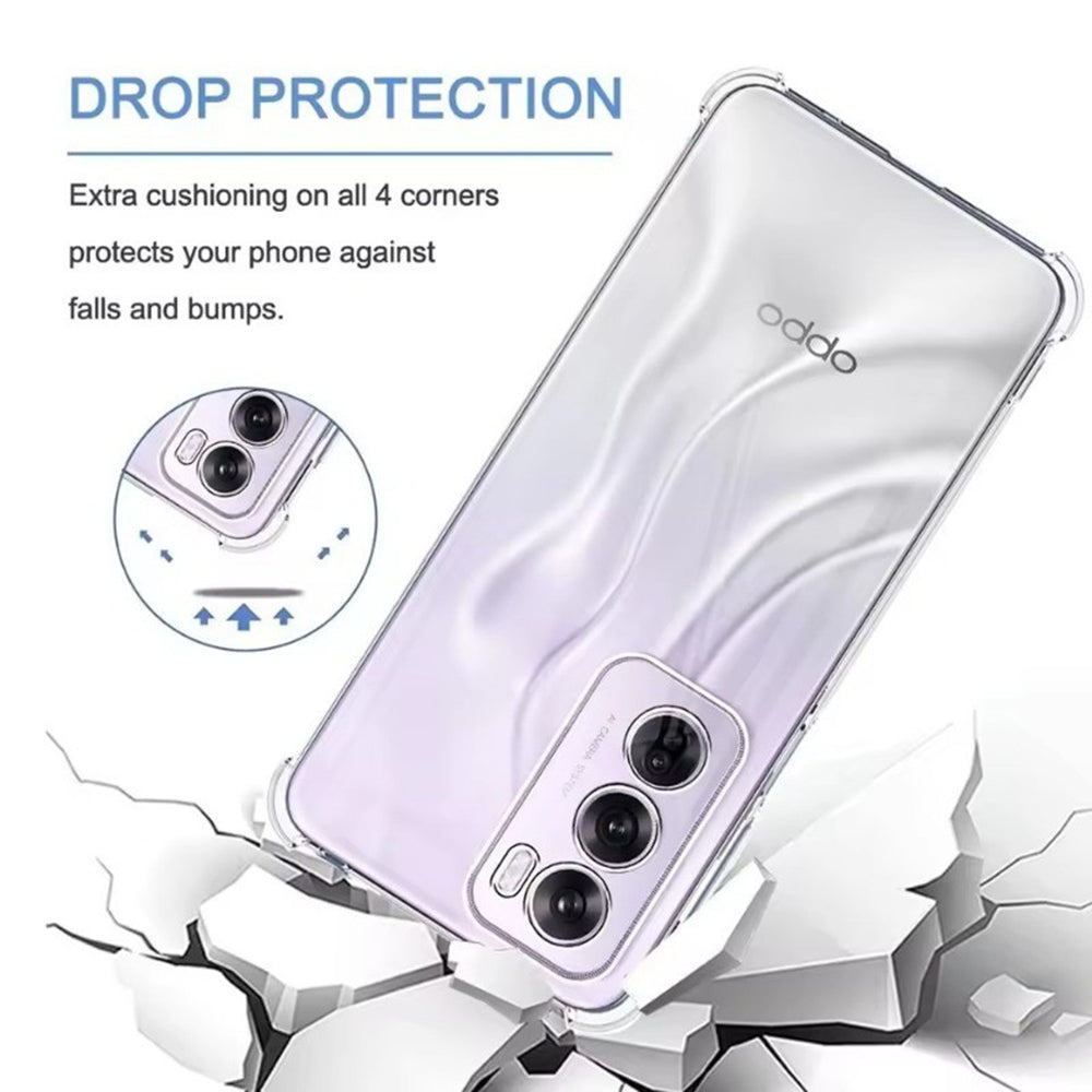 Cover til Oppo Reno13 Pro, Techsuit, Stødabsorberende Klar, Transparent