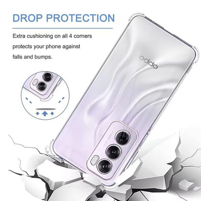 Cover til Oppo Reno13 Pro, Techsuit, Stødabsorberende Klar, Transparent