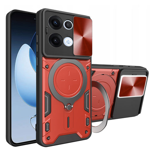 Cover til Oppo Reno13, Techsuit, CamGuard Pro, Rød