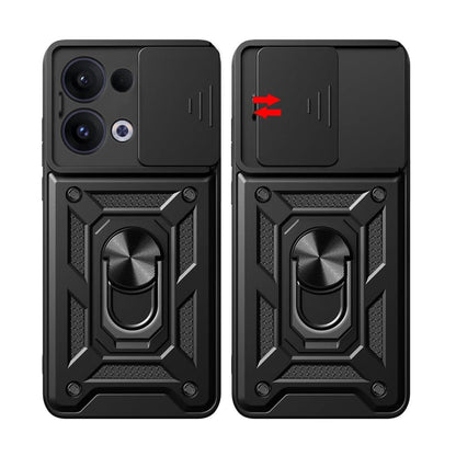 Cover til Oppo Reno13, Techsuit, CamShield, Sort