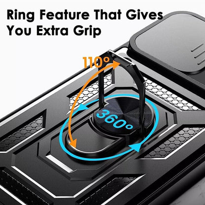 Cover til Oppo Reno13, Techsuit, CamShield, Sort