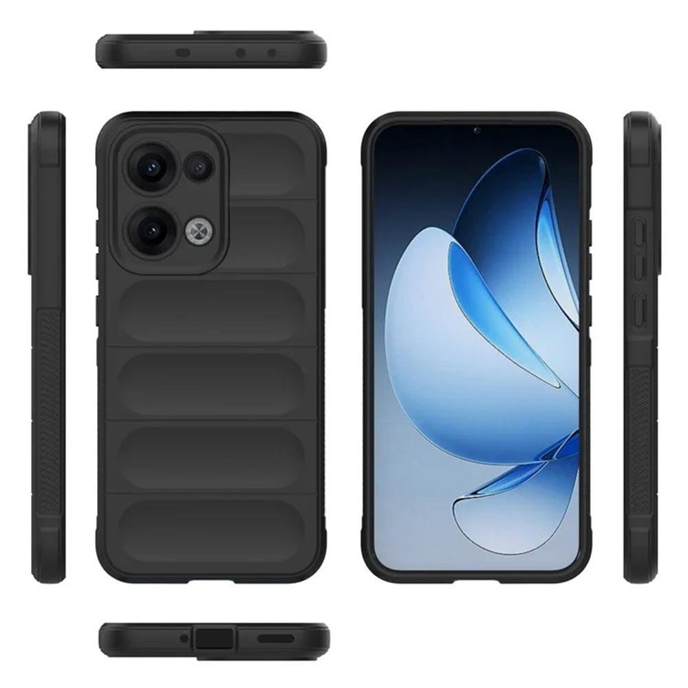 Cover til Oppo Reno13, Techsuit, Magic Shield, Sort