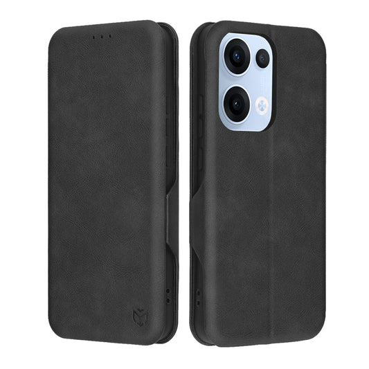 Cover til Oppo Reno13, Techsuit, Safe Wallet Plus, Sort