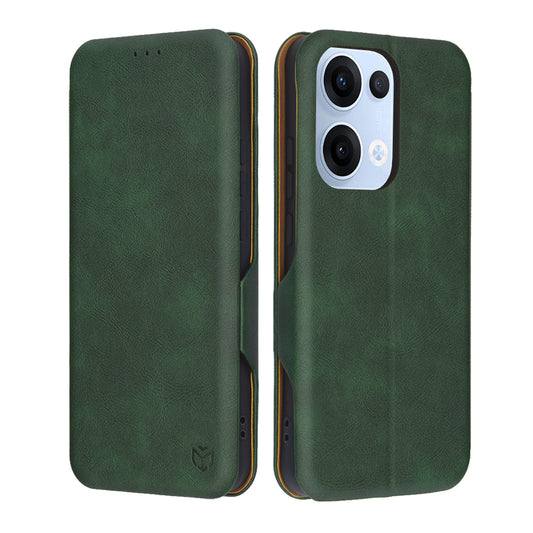 Cover til Oppo Reno13, Techsuit, Safe Wallet Plus, Grøn