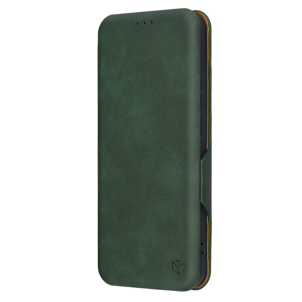 Cover til Oppo Reno13, Techsuit, Safe Wallet Plus, Grøn