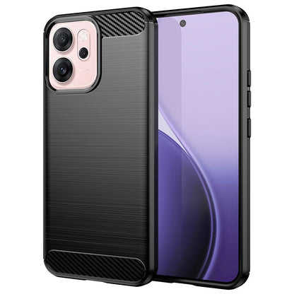 Cover til Oppo Reno14 F, Techsuit, Carbon, Sort