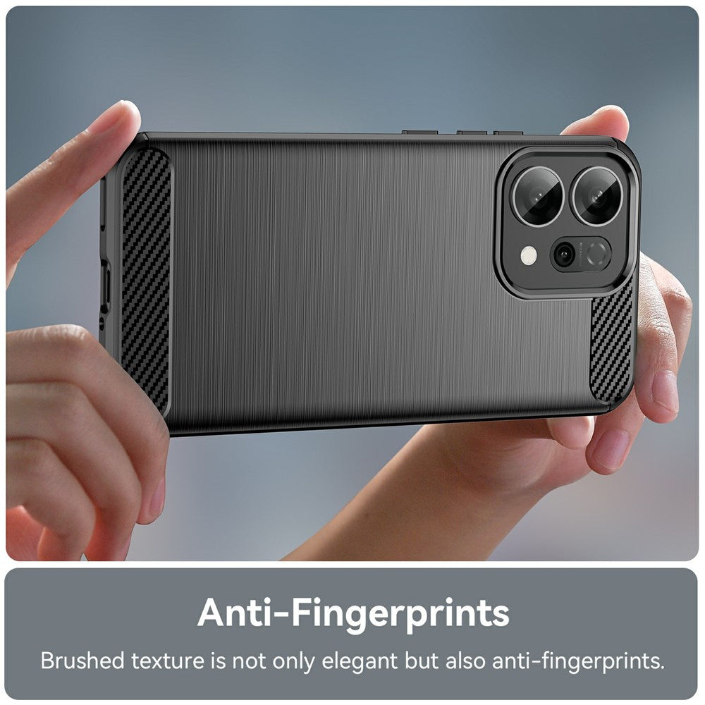 Cover til Oppo Reno14 F, Techsuit, Carbon, Sort