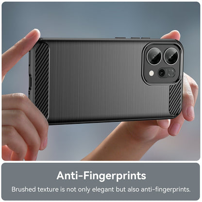Cover til Oppo Reno14 F, Techsuit, Carbon, Sort