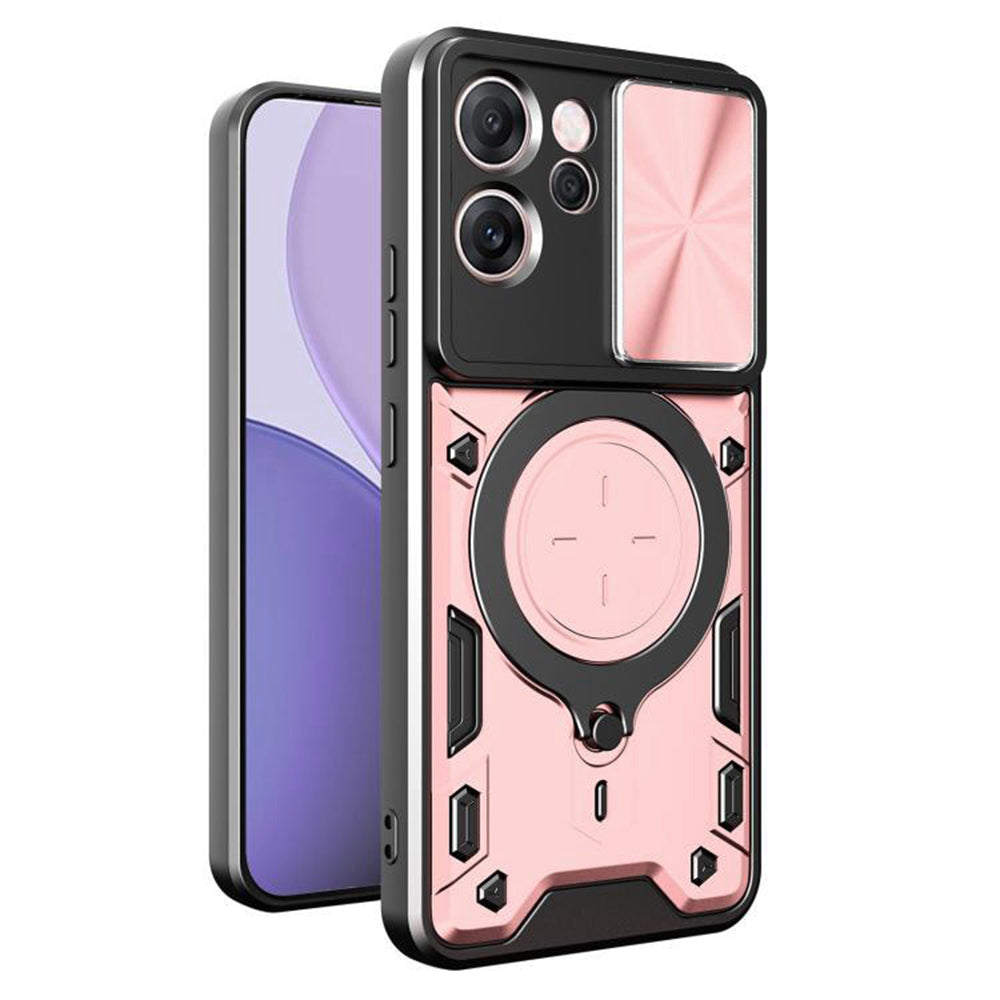 Cover til Oppo Reno14 FS 5G / Reno14 F, Techsuit, CamGuard Pro, Pink
