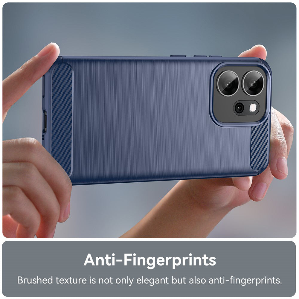 Cover til Oppo Reno14 FS 5G / Reno14 F, Techsuit, Carbon, Blå