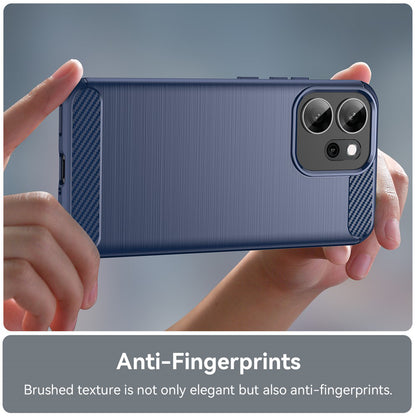 Cover til Oppo Reno14 FS 5G / Reno14 F, Techsuit, Carbon, Blå