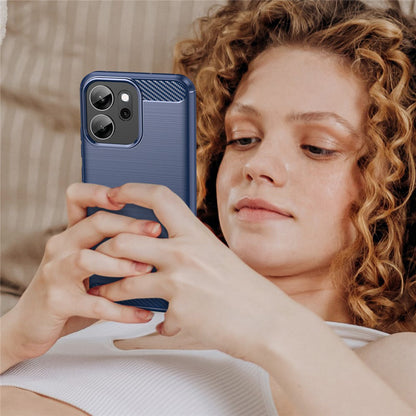 Cover til Oppo Reno14 FS 5G / Reno14 F, Techsuit, Carbon, Blå