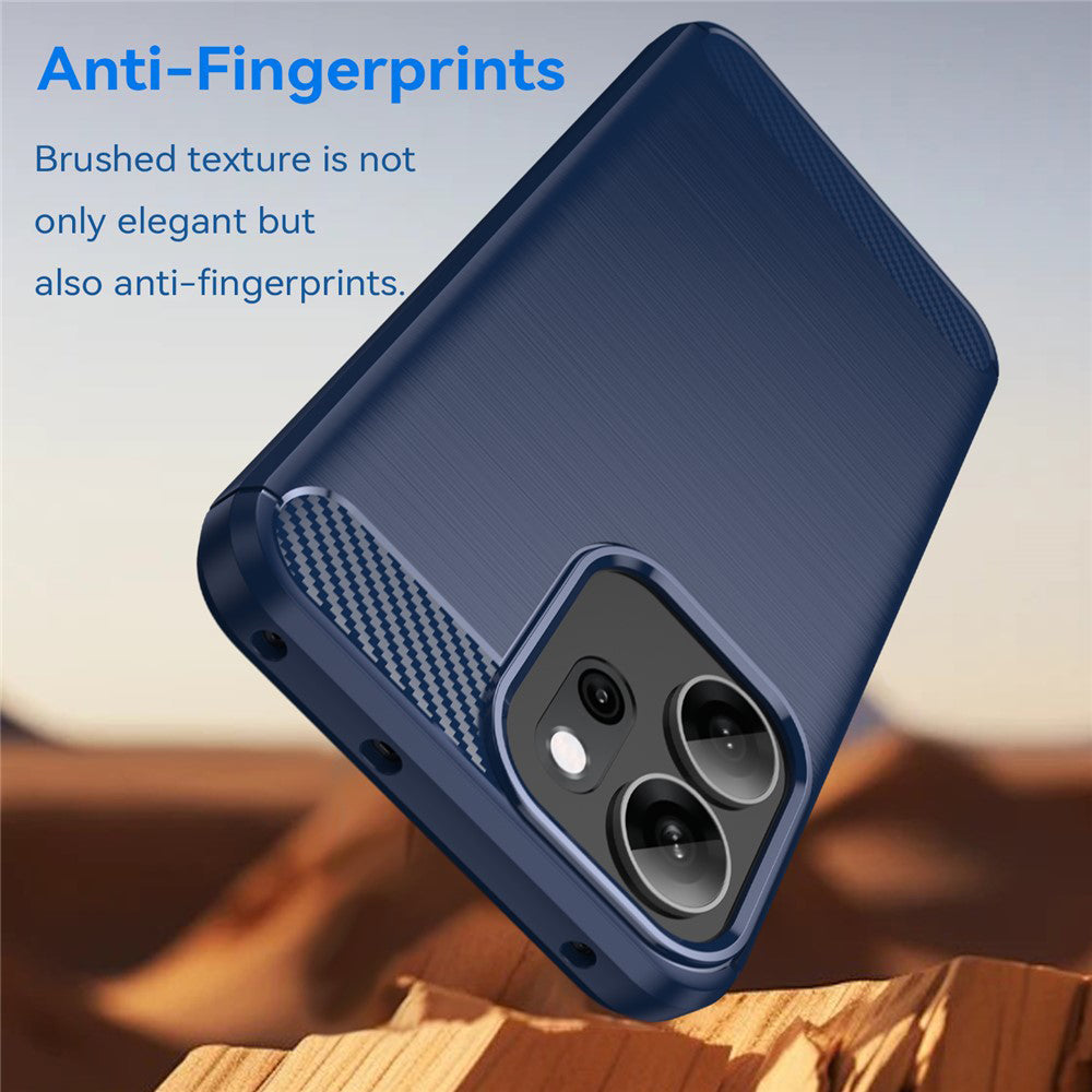 Cover til Oppo Reno14 FS 5G / Reno14 F, Techsuit, Carbon, Blå