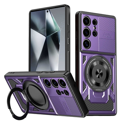 Cover til Oppo Reno14 FS 5G / Reno14 F, Techsuit, RuggedCam, Lilla