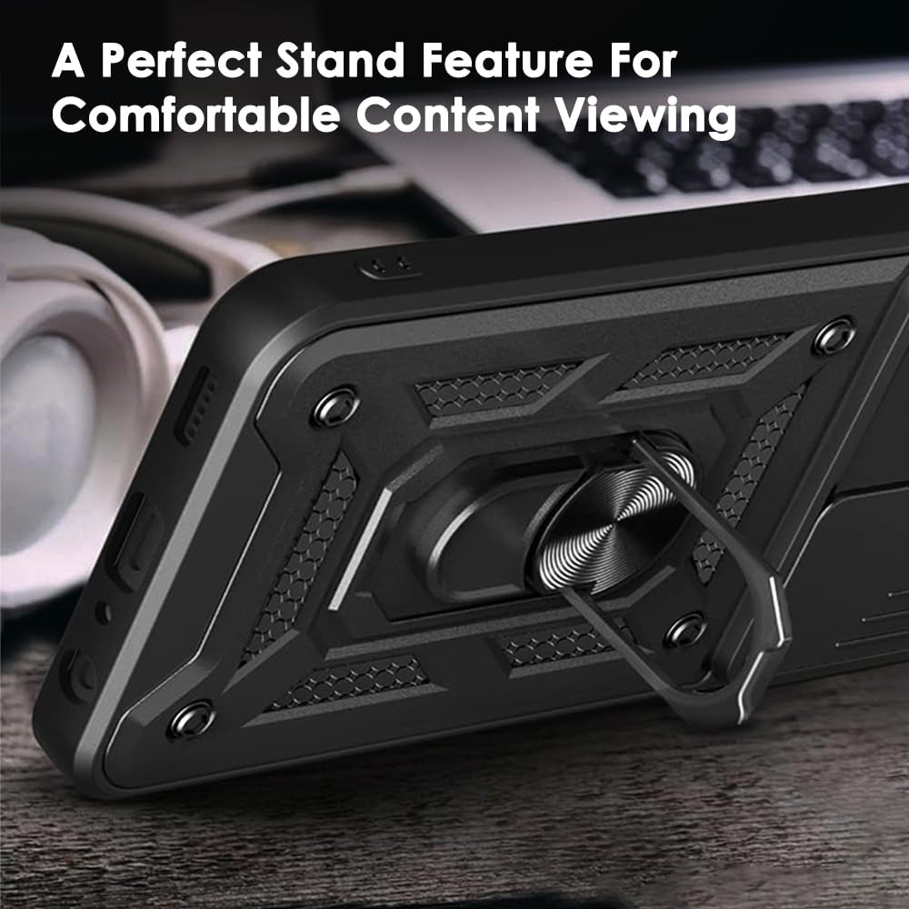 Cover til Oppo Reno14 Pro, Techsuit, CamShield, Sort