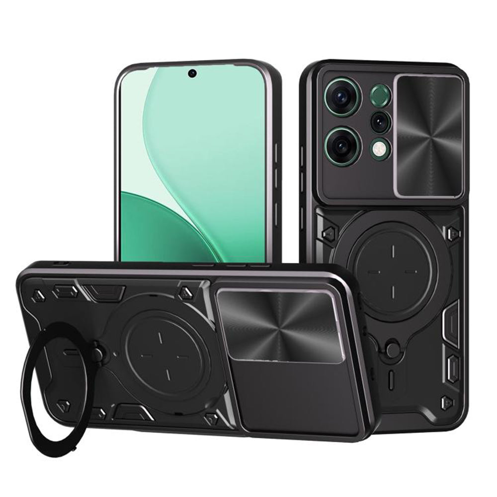 Etui til Oppo Reno14, Techsuit, CamGuard Pro, Sort
