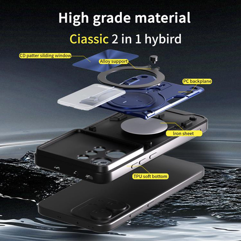 Etui til Oppo Reno14, Techsuit, CamGuard Pro, Sort