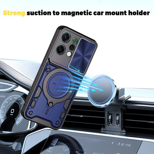 Etui til Oppo Reno14, Techsuit, CamGuard Pro, Rød