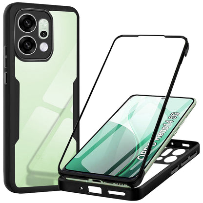 Etui til Oppo Reno14, Techsuit, ColorVerse 360, Sort