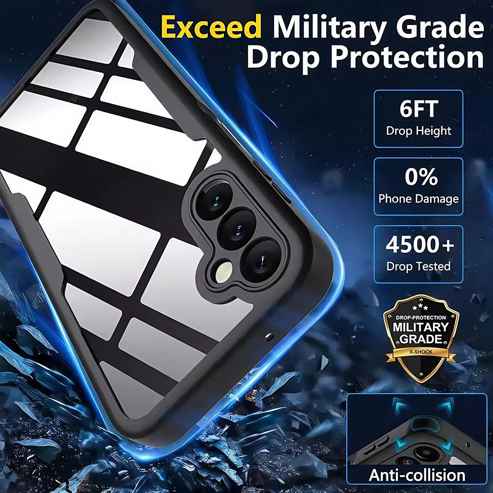 Etui til Oppo Reno14, Techsuit, ColorVerse 360, Sort