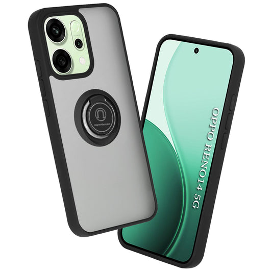Etui til Oppo Reno14, Techsuit, Glinth, Sort