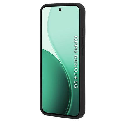 Etui til Oppo Reno14, Techsuit, Glinth, Sort
