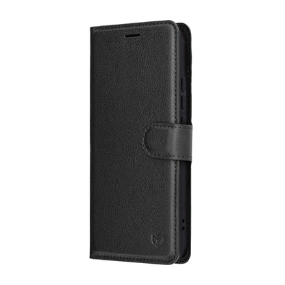 Etui til Oppo Reno14, Techsuit, Leather Folio, Sort