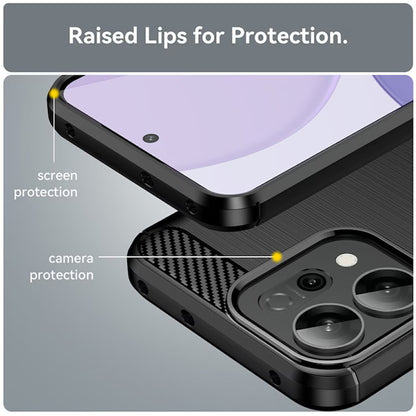 Etui til Oppo Reno15 FS / Reno15 F, Techsuit, Carbon, Sort