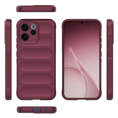 Cover til Oppo Reno15 FS / Reno15 F, Techsuit, Magic Shield, Vinrød