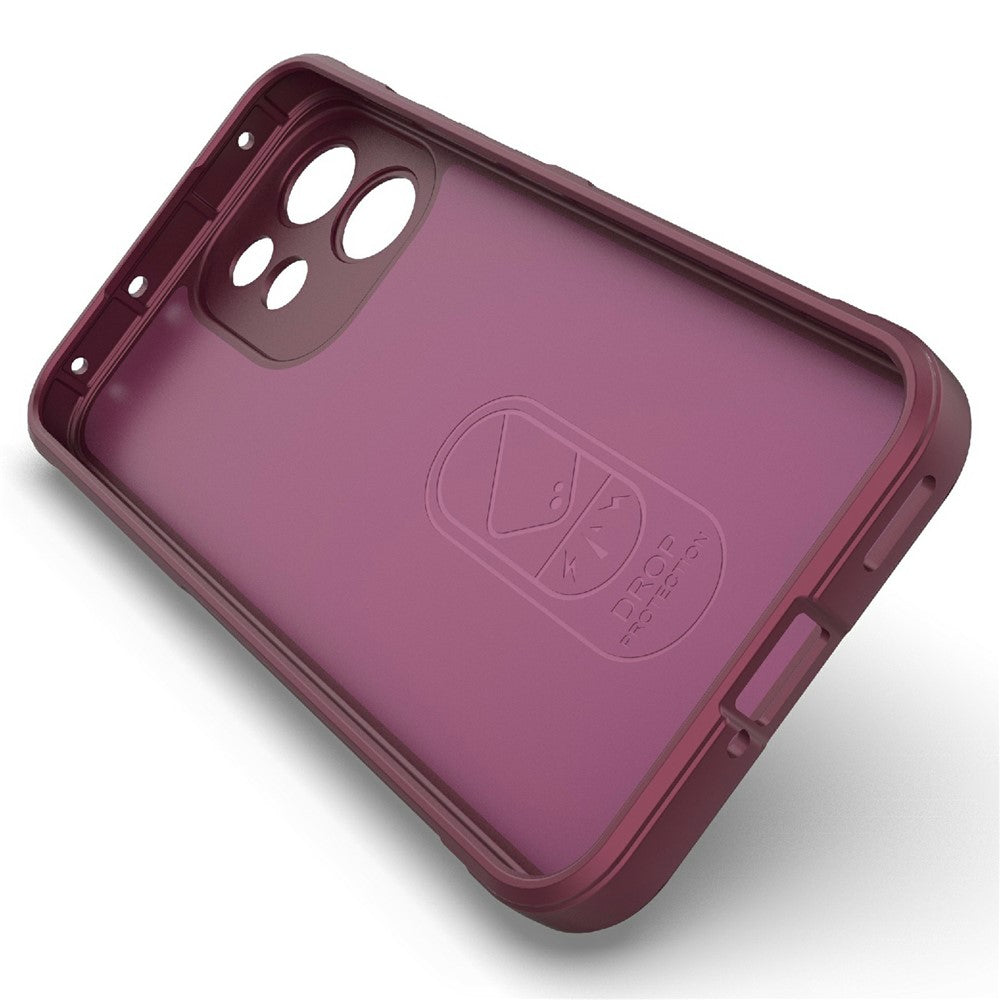 Cover til Oppo Reno15 FS / Reno15 F, Techsuit, Magic Shield, Vinrød