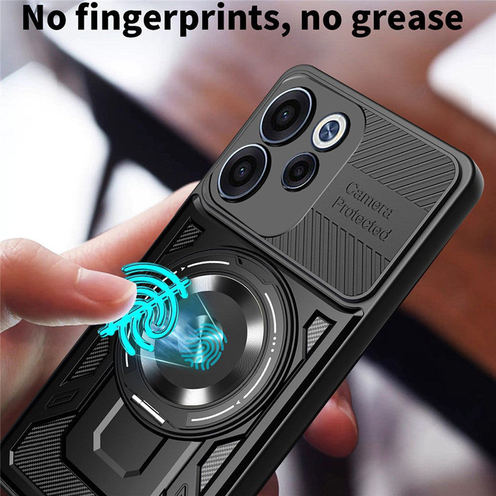 Cover til Oppo Reno15 FS / Reno15 F, Techsuit, RuggedCam, Grå