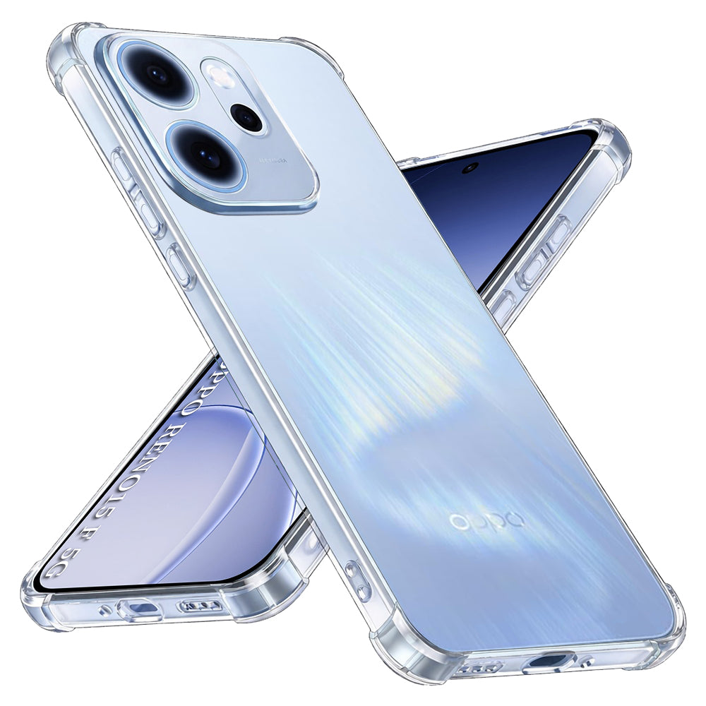 Etui til Oppo Reno15 FS / Reno15 F, Techsuit, Stødsikker Klar, Gennemsigtig