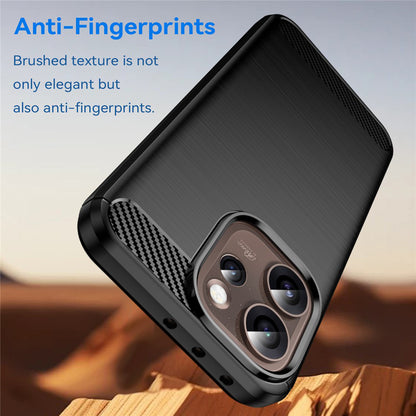 Etui til Oppo Reno15 Pro Max, Techsuit, Carbon, Sort