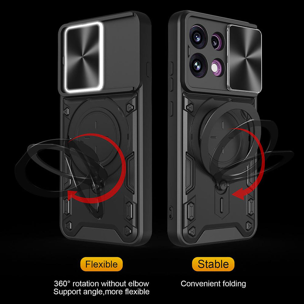 Cover til Oppo Reno16 F / Reno16 FS, Techsuit, CamGuard Pro, Blå