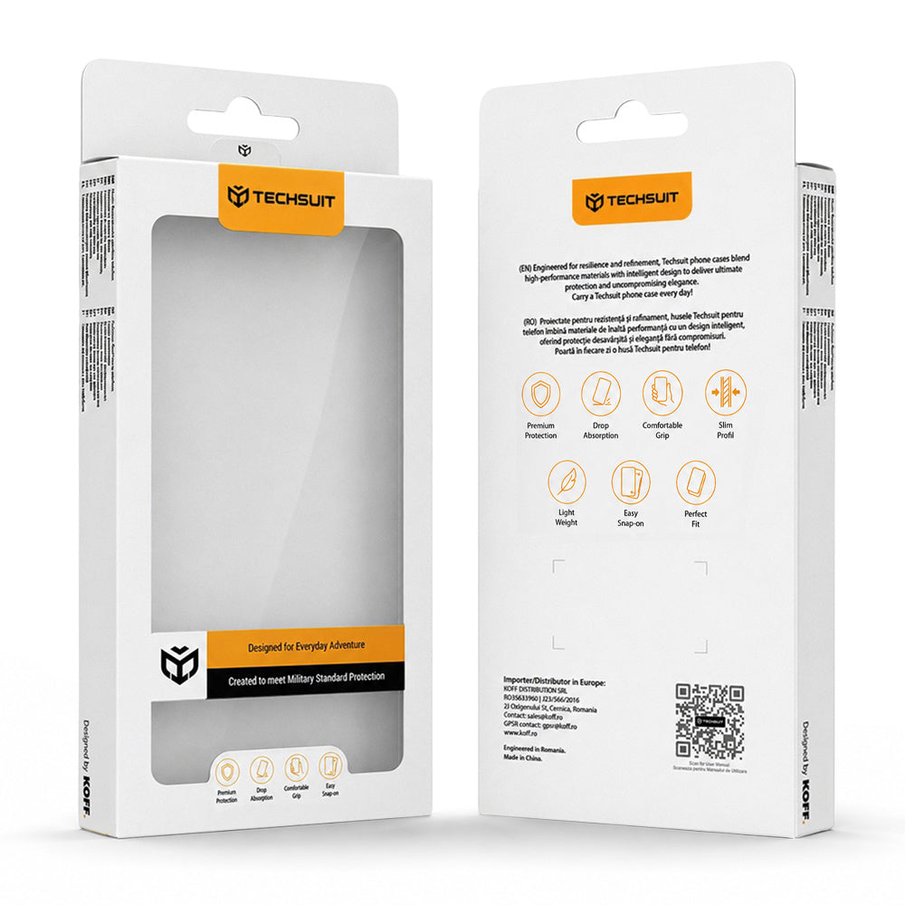 Cover til Oppo Reno16 F / Reno16 FS, Techsuit, CamGuard Pro, Sort