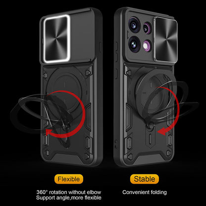 Cover til Oppo Reno16 F / Reno16 FS, Techsuit, CamGuard Pro, Lyserød Guld