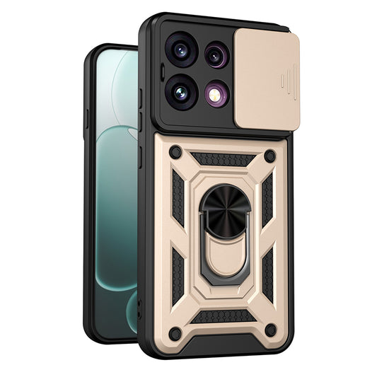 Cover til Oppo Reno16 F / Reno16 FS, Techsuit, CamShield, Guld