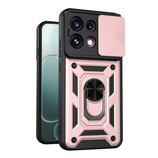 Cover til Oppo Reno16 F / Reno16 FS, Techsuit, CamShield, Lyserød Guld