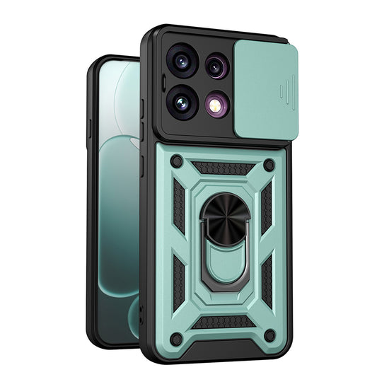 Cover til Oppo Reno16 F / Reno16 FS, Techsuit, CamShield, Grøn