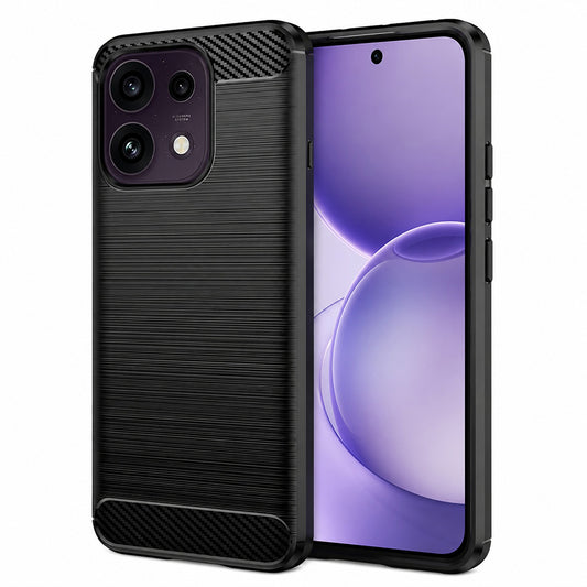 Case for Oppo Reno16 F / Reno16 FS, Techsuit, Carbon, Black